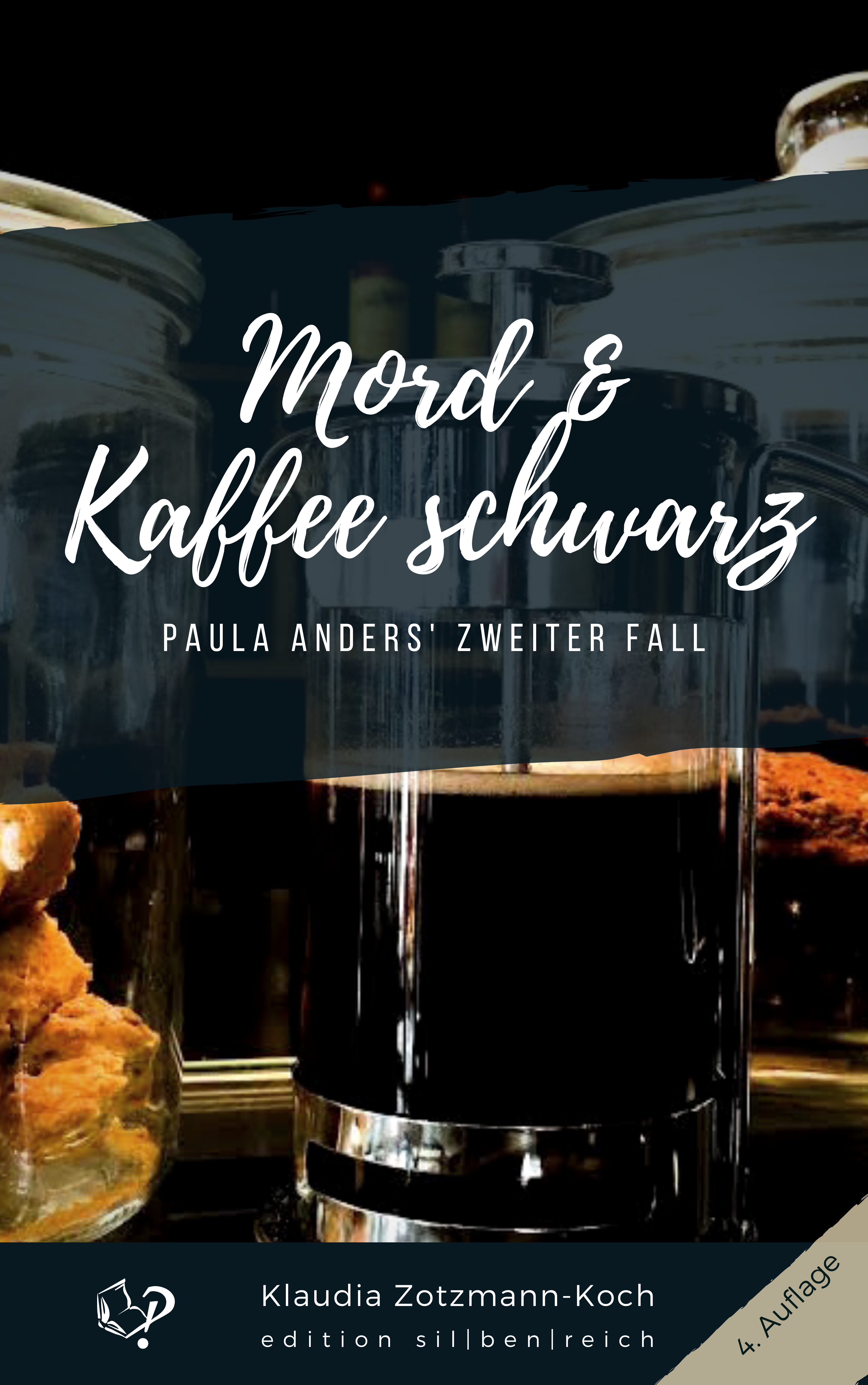 Cover des Buchs "Mord & Kaffee schwarz – Paula Anders' zweiter Fall"