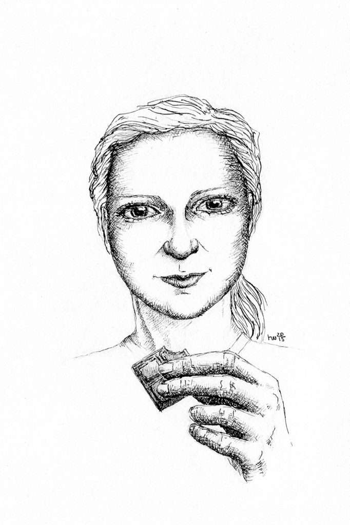 Zeichnung von Susi Anders © H. Wiltschek