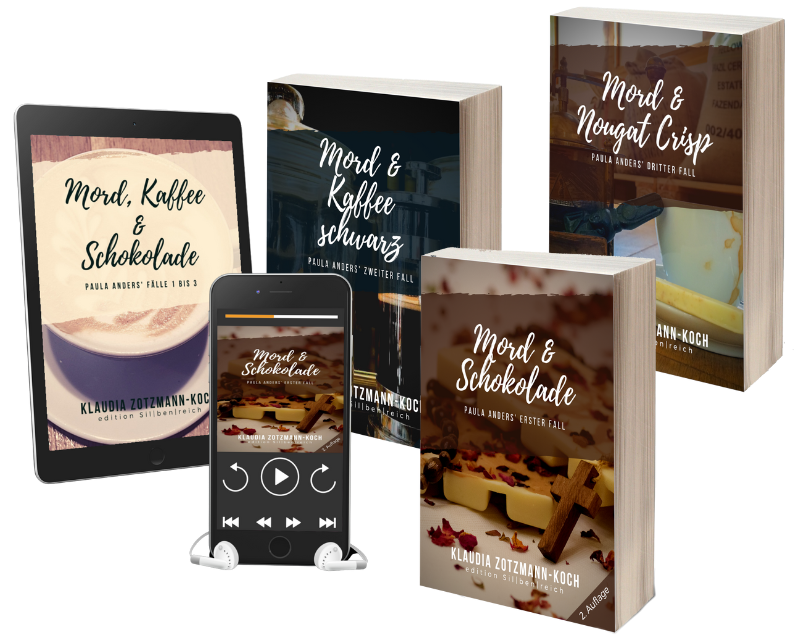 Cover der Buchreihe um Paula Anders